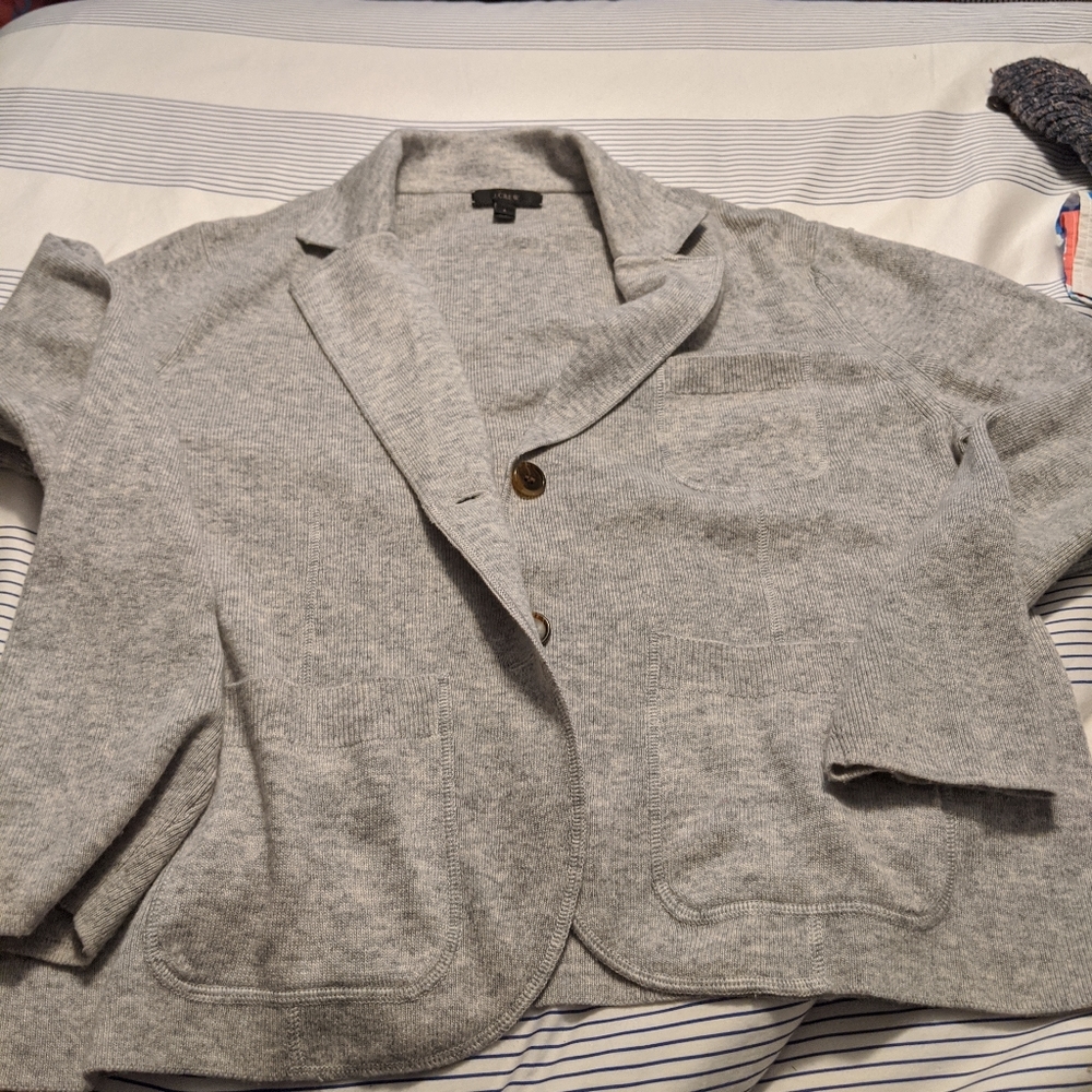 Cropped sweater Blazer
